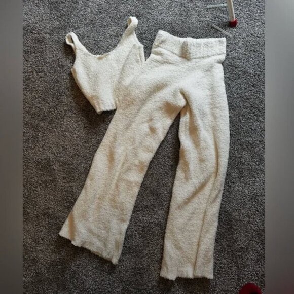 SKIMS Other - SKIMS Cream Cozy Pajama Set XXS/XS WEAR-STAINS